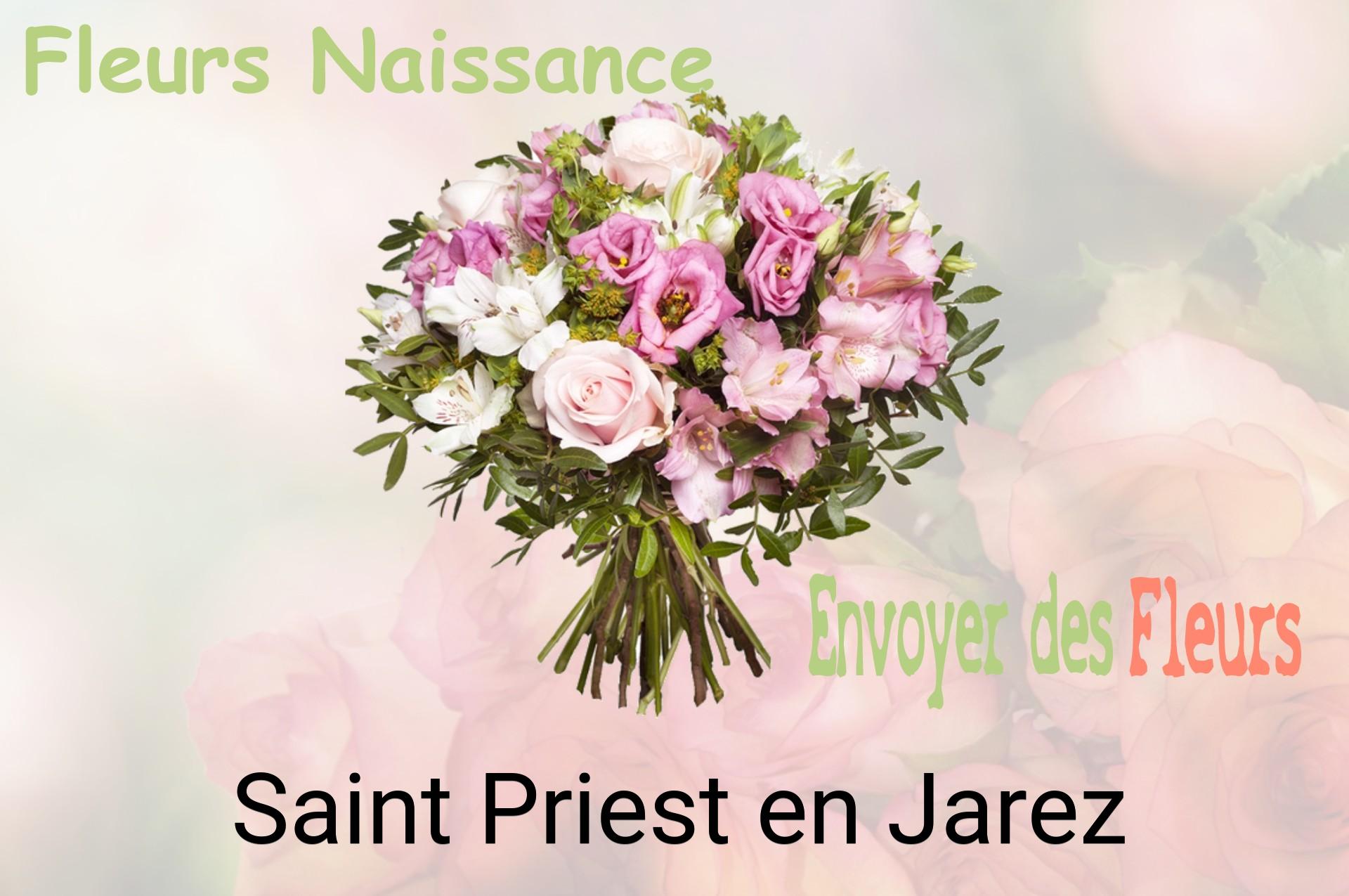 Bouquet de fleurs de naissance livré à Saint-Priest-en-Jarez